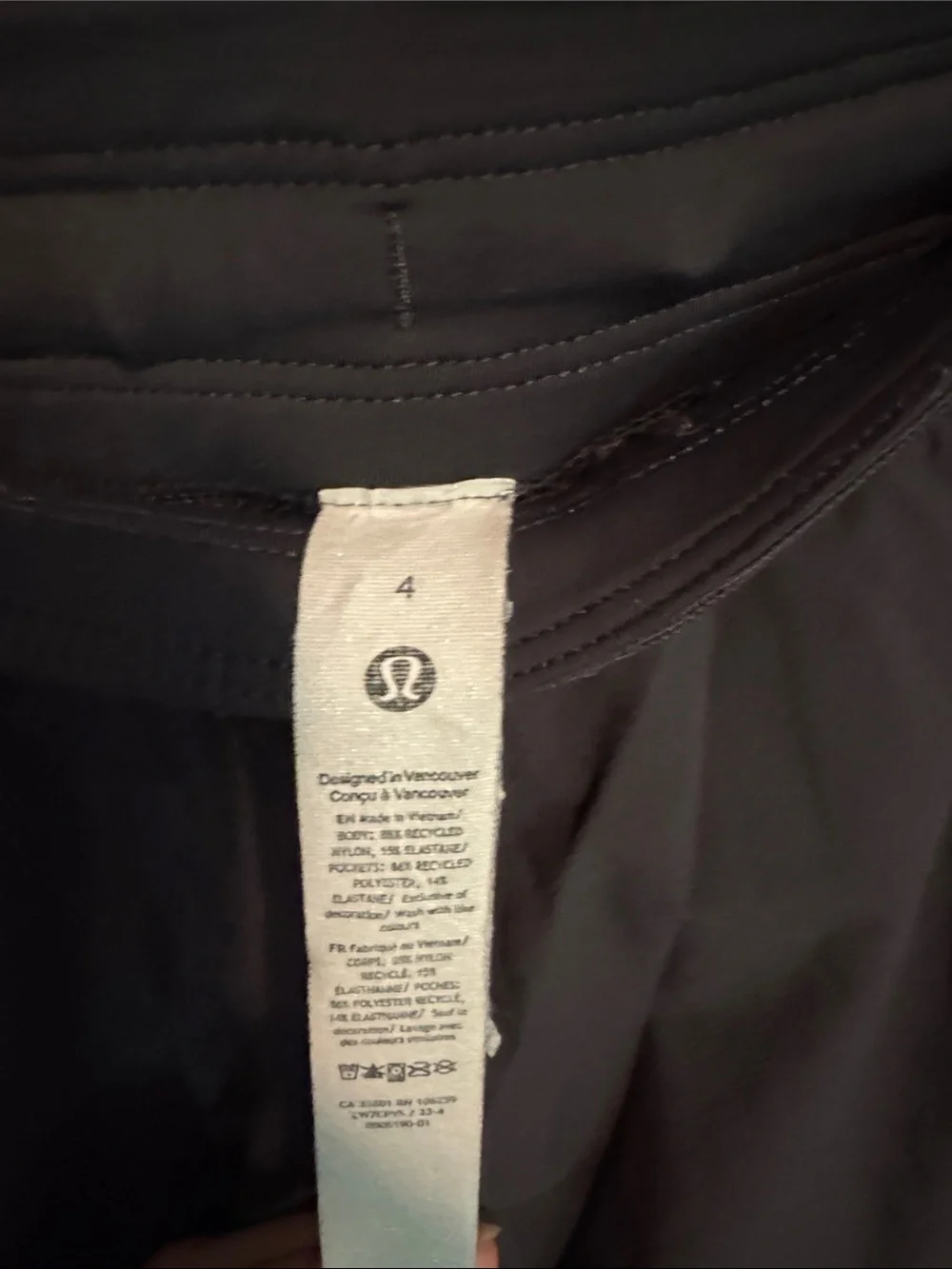 lululemon athletica Black Run and Train Shorts